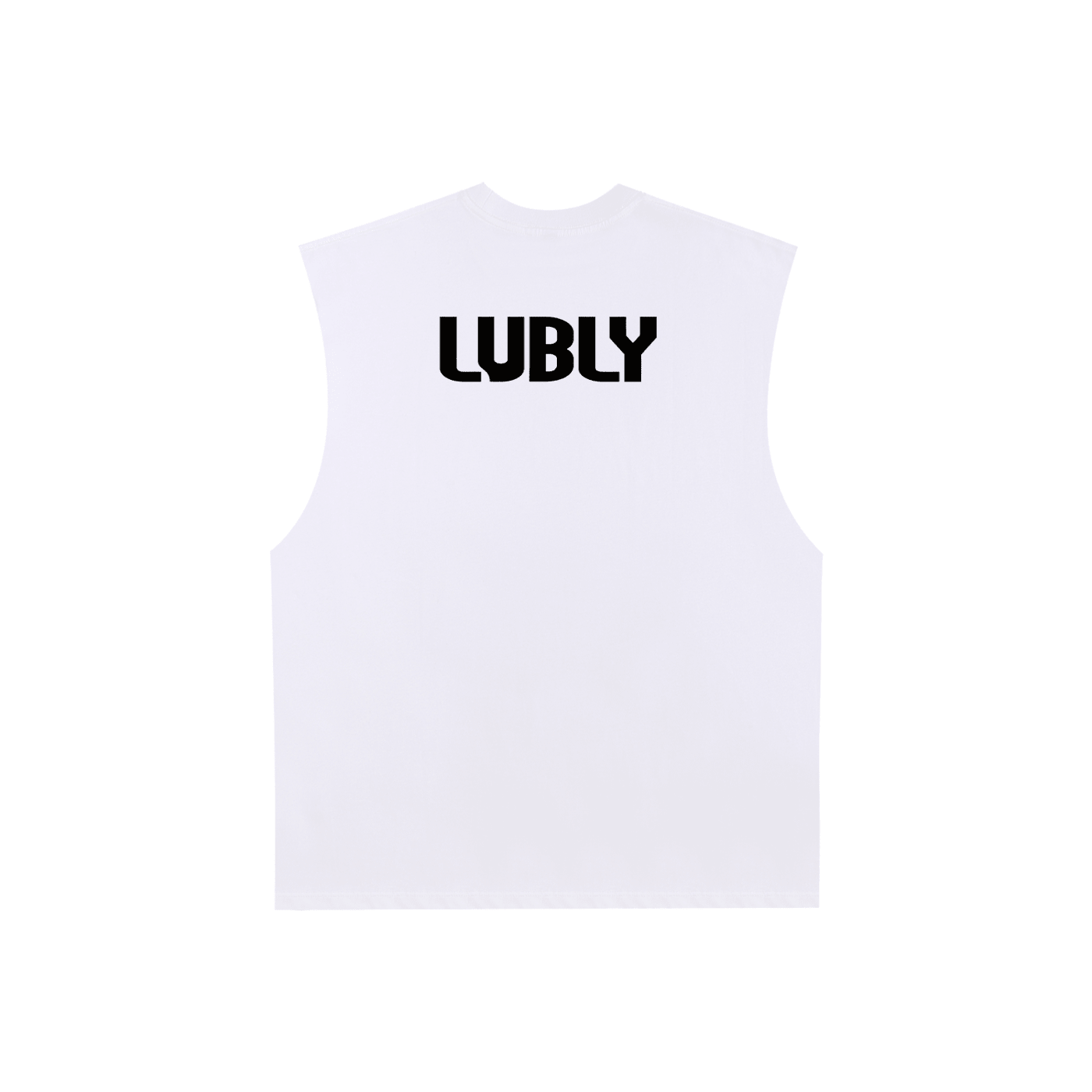 Raw Edge Cotton Tank Top - LUBLY