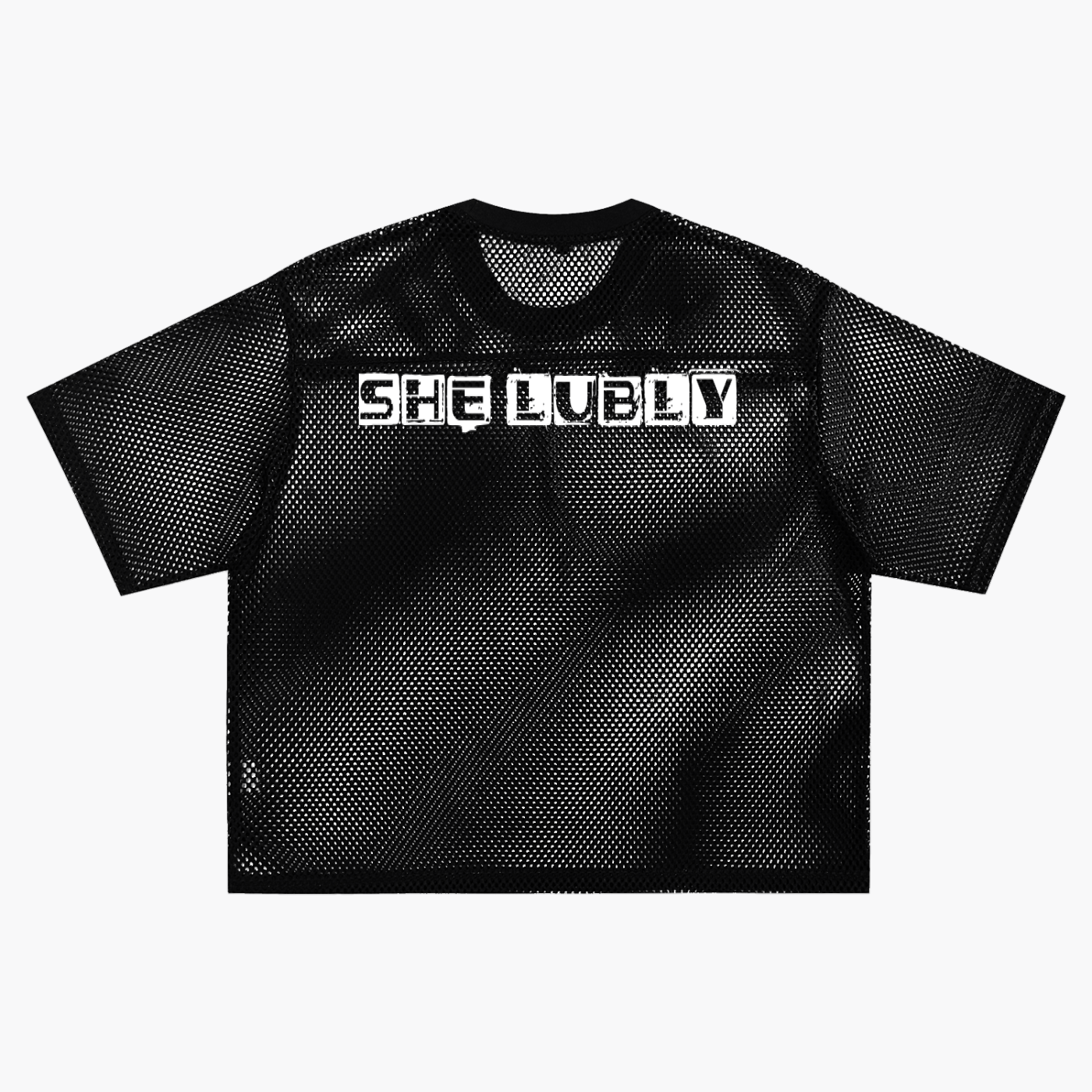 See-through Boxy Net T-Shirt
