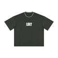Unisex Boxy Ribbed T-Shirt