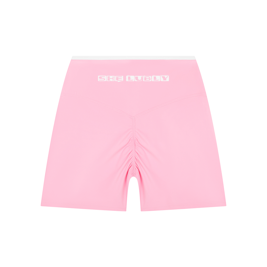 Women’s High Rise Color Block Yoga Shorts