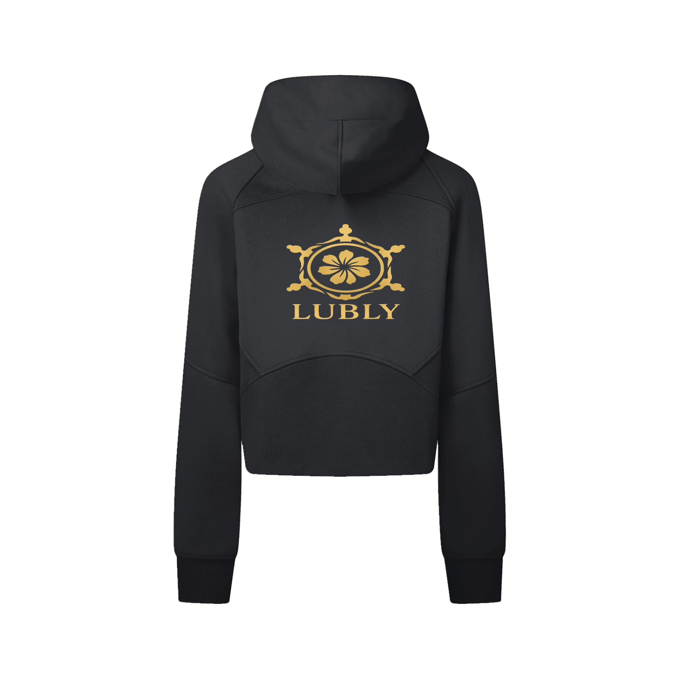 Cropped Zip-Through Hoodie - LUBLY