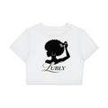 Fitted Crop Cotton T-Shirt - LUBLY