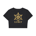 Fitted Crop Cotton T-Shirt - LUBLY