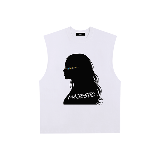 French Terry Boxy Fit Tank Top - LUBLY