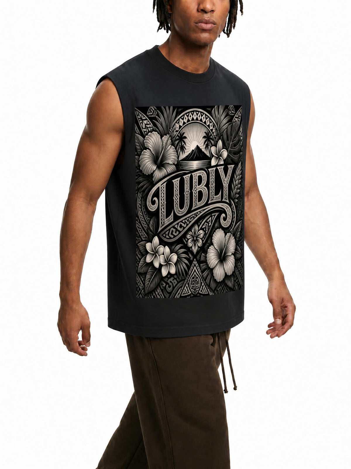 Men's Sleeveless Cotton Tank Top