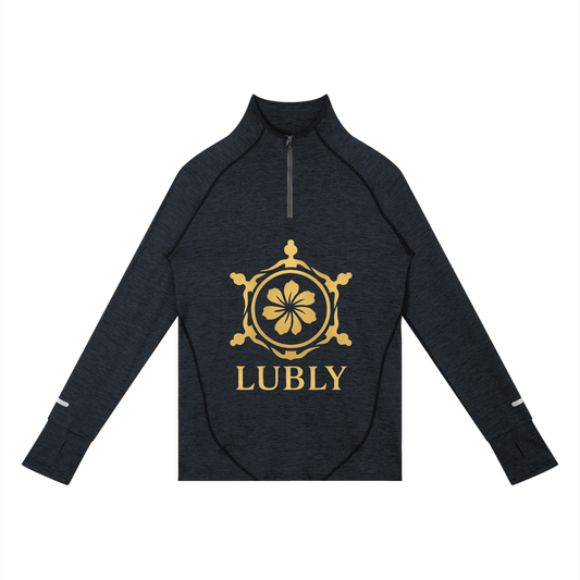Men's Quarter-Zip Raglan Training T-Shirt - LUBLY