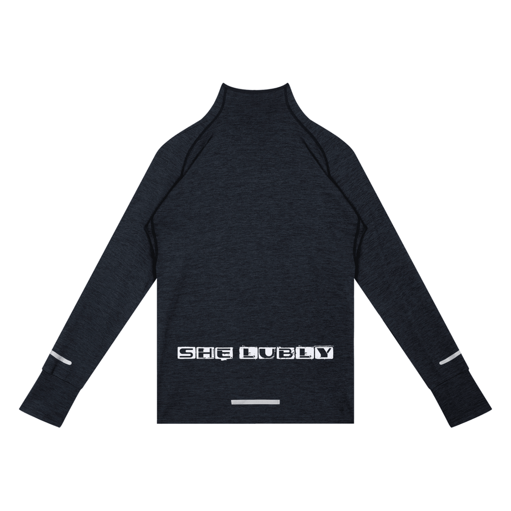 Men's Quarter-Zip Raglan Training T-Shirt - LUBLY