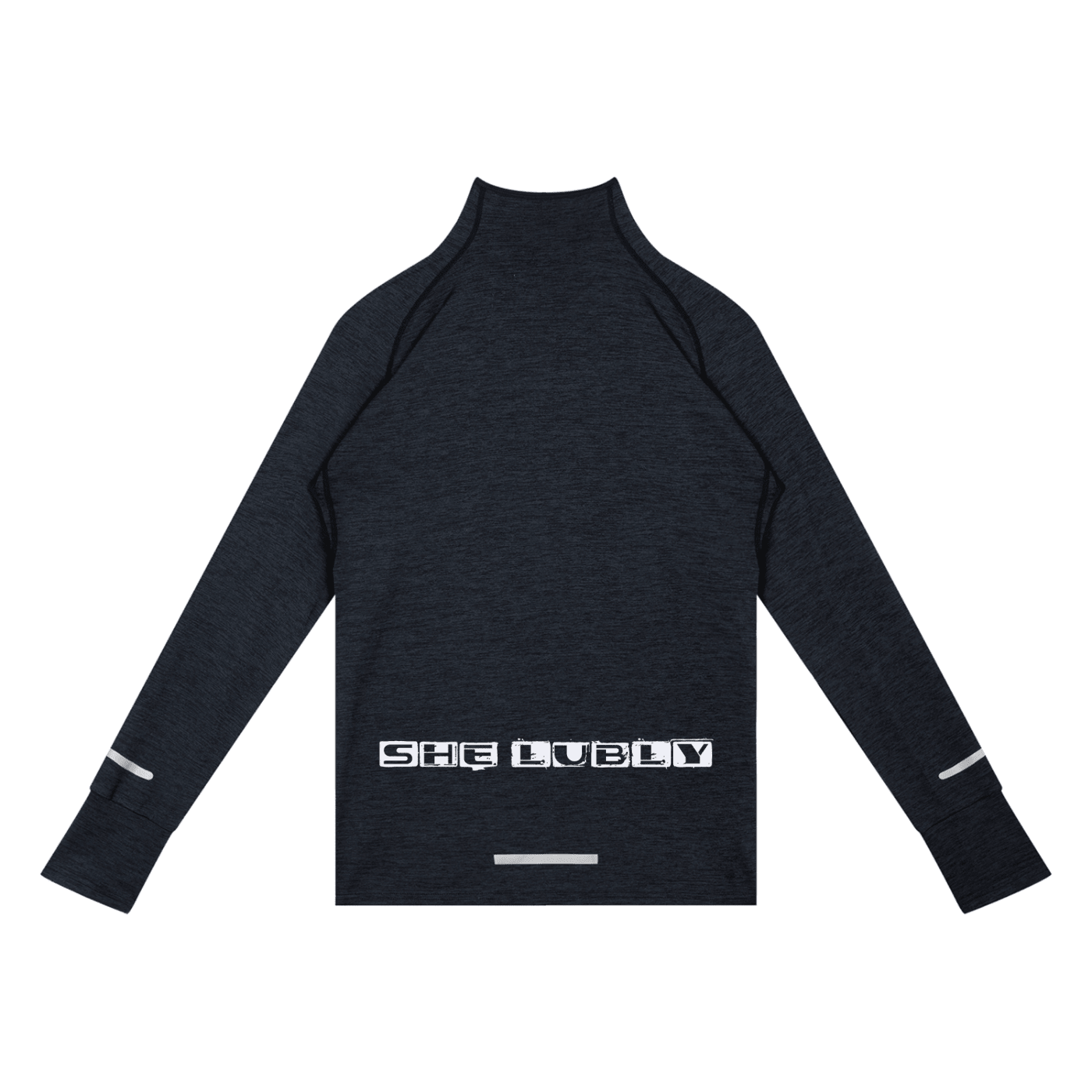 Men's Quarter-Zip Raglan Training T-Shirt - LUBLY