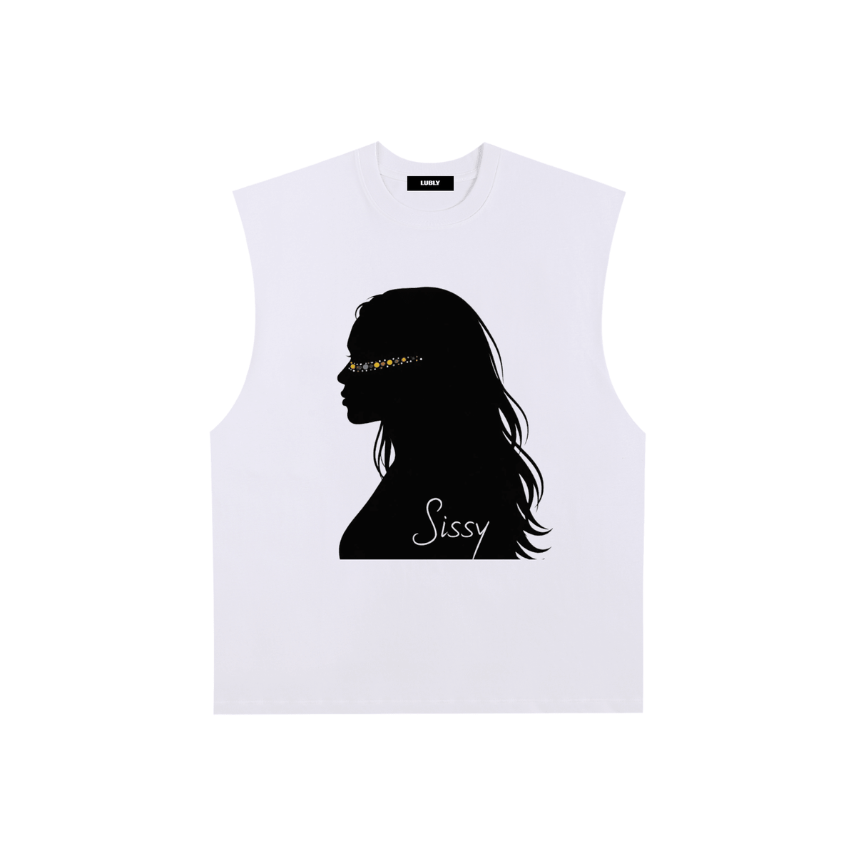 Raw Edge Cotton Tank Top - LUBLY
