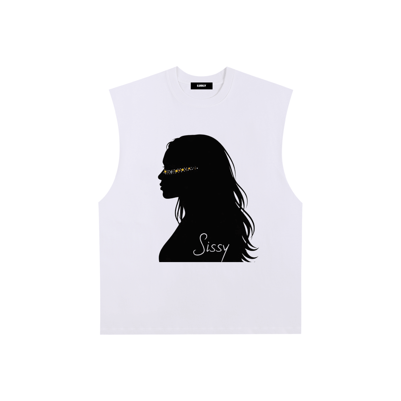 Raw Edge Cotton Tank Top - LUBLY