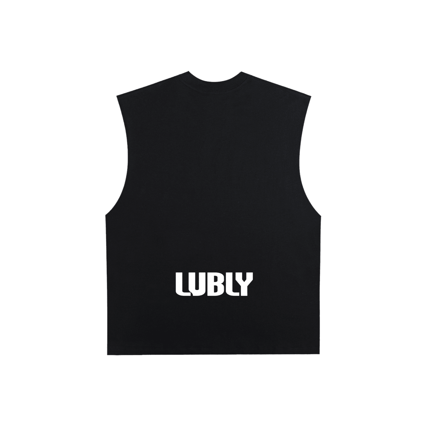 Raw Edge Cotton Tank Top - LUBLY