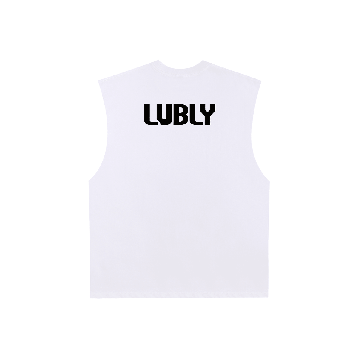 Raw Edge Cotton Tank Top - LUBLY