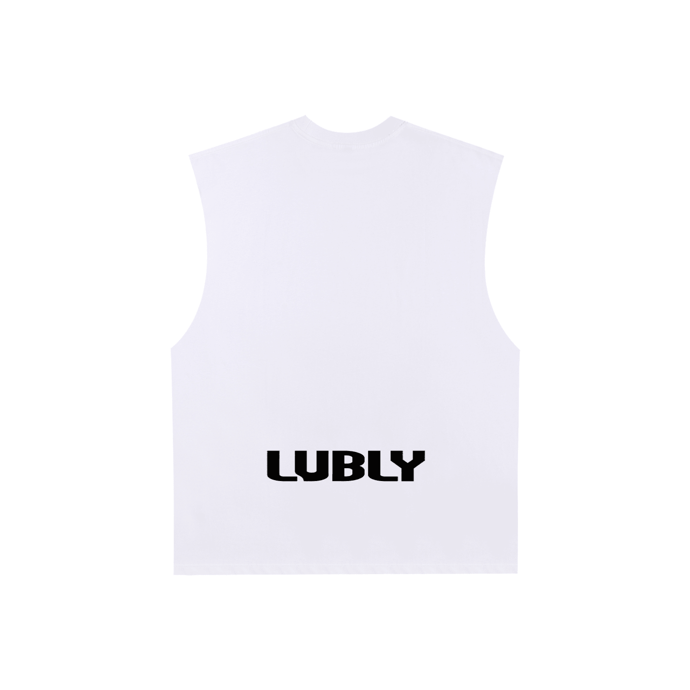 Raw Edge Cotton Tank Top - LUBLY