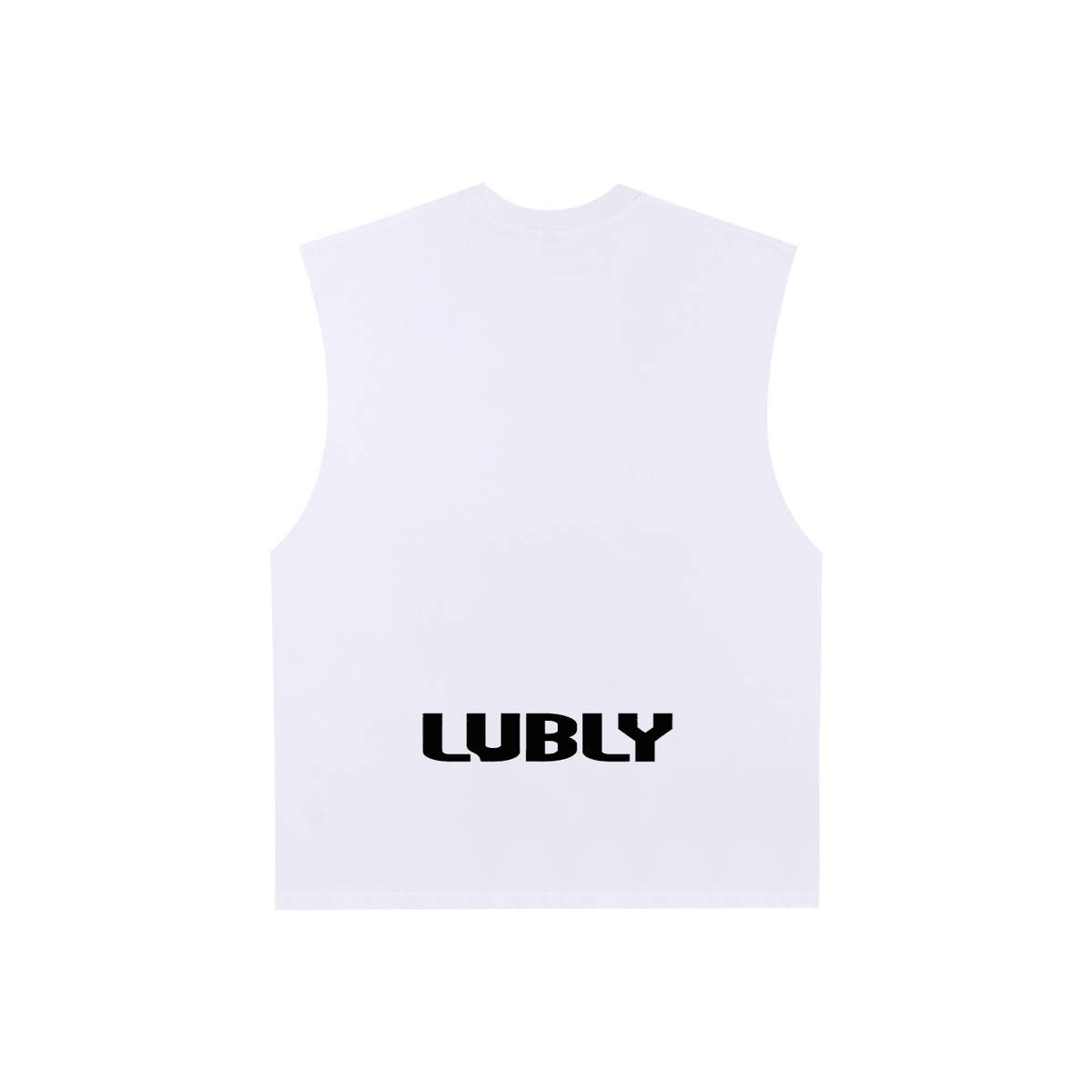 Raw Edge Cotton Tank Top - LUBLY