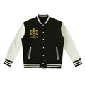 Two-Tone Fleeced Varsity Jacket - LUBLY