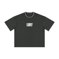 Unisex Boxy Ribbed T-Shirt - LUBLY