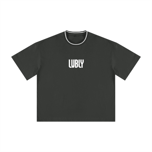 Unisex Boxy Ribbed T-Shirt - LUBLY