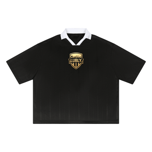 Unisex Striped Boxy Soccer Jersey - LUBLY