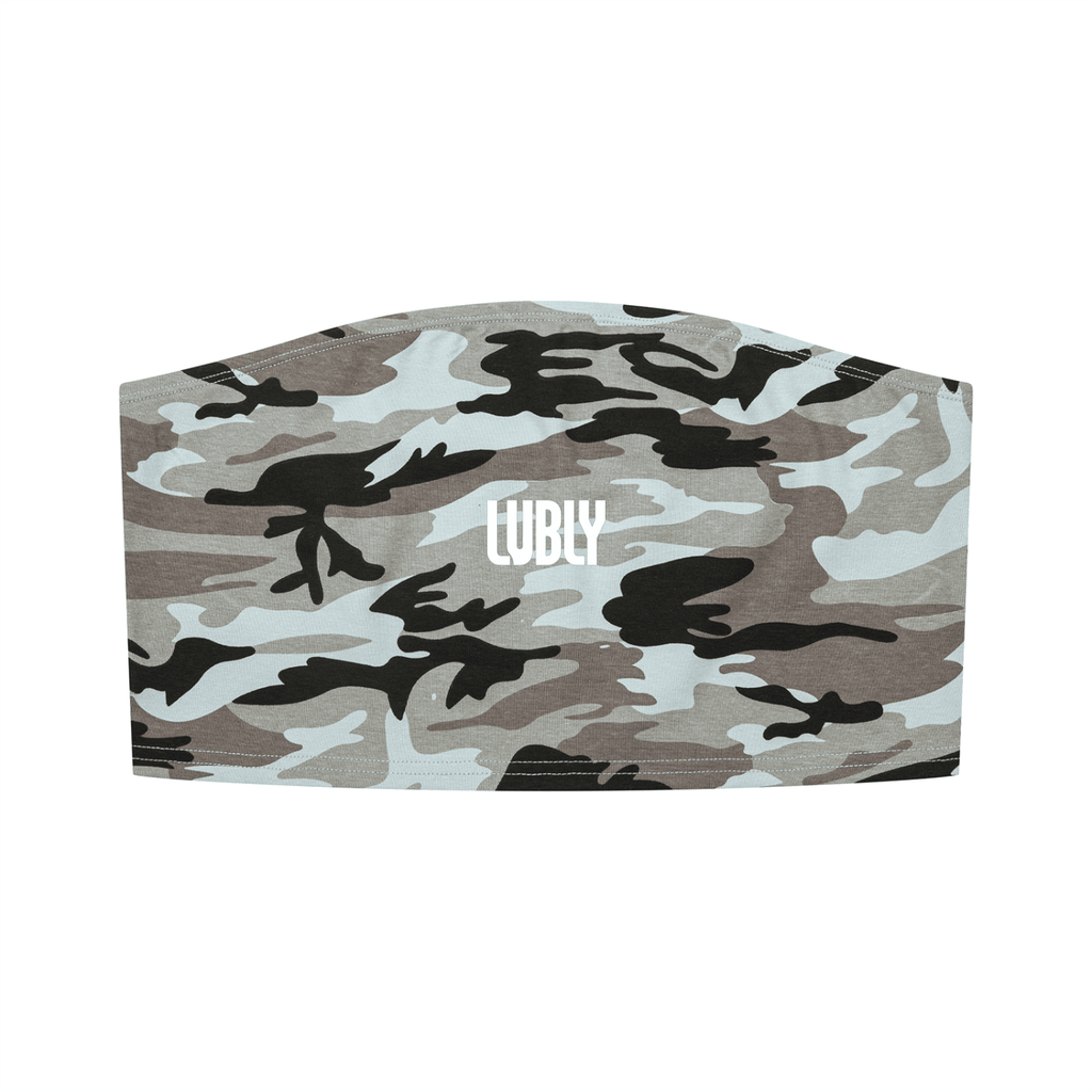 Women’s Camo Cropped Tube Top - LUBLY