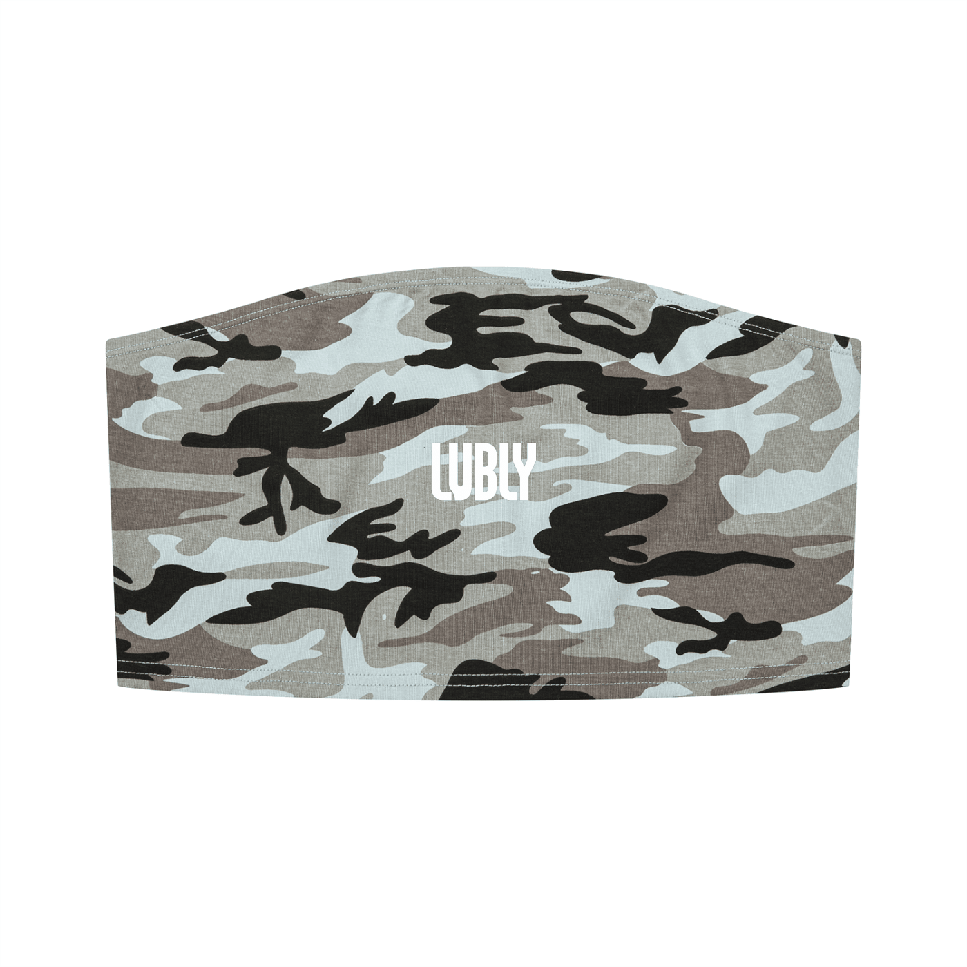 Women’s Camo Cropped Tube Top - LUBLY