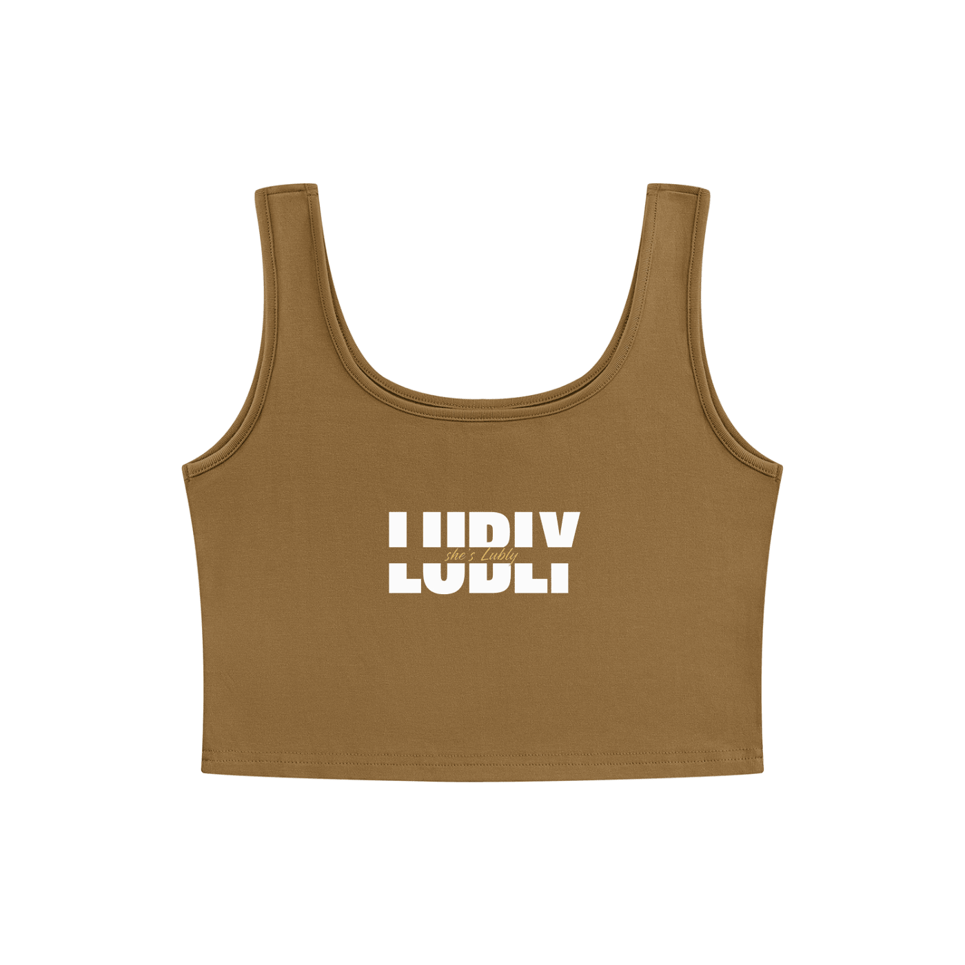 Women's Cropped Tank Top - LUBLY