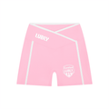 Women’s High Rise Color Block Yoga Shorts - LUBLY