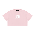Women's Mineral Wash Cotton Crop T-Shirt - LUBLY