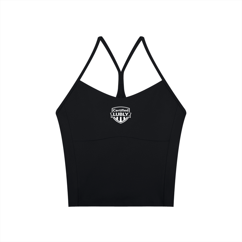 Women’s Solid Color Yoga Sports Bra - LUBLY