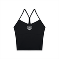 Women’s Solid Color Yoga Sports Bra - LUBLY