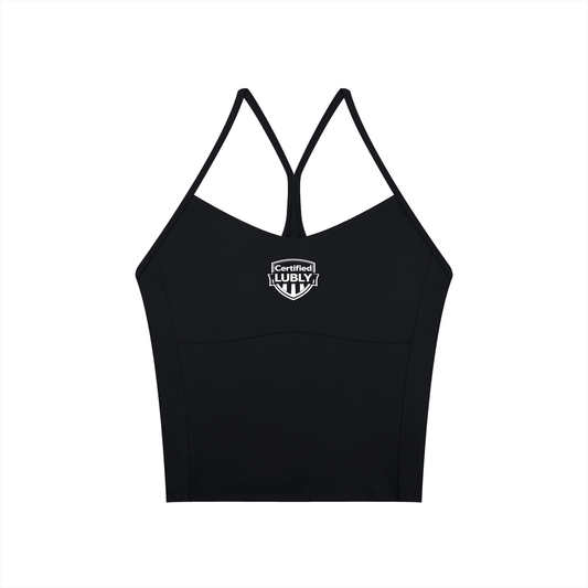 Women’s Solid Color Yoga Sports Bra - LUBLY